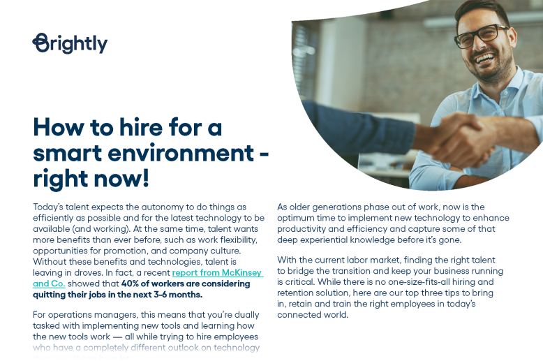 Hiring in a smart environment - preview