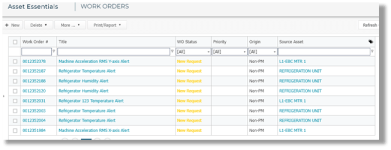 Asset Essentials Work Orders