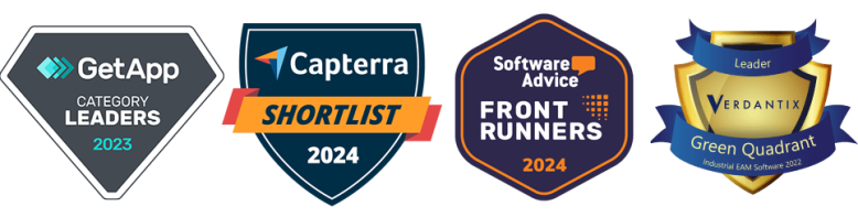 Review Badges 2022: GetApp, Capterra, Software Advice, Verdantix