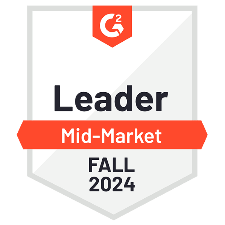 G2 Leader Mid-Market Spring 2024