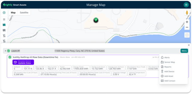 Screenshot of Asset Essentials IoT Remote Reporting Tool