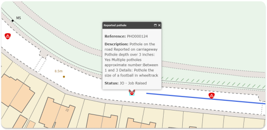 Screenshot of Confirm's centralized request portal where citizens can initiate and track requests on all public assets