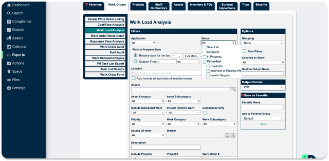 Screenshot of how TheWorxHub can make more informed decisions by accessing real-time data and predefined dashboards with KPIs