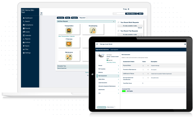 Screenshot of TheWorxHub combines mobility, centralization, compliance tools and robust reporting in one cloud-based platform